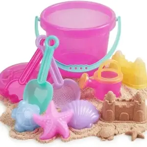 10PCS Pink Toddler Beach Toys