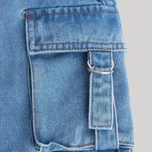 Girls Light Wash Denim Skirt